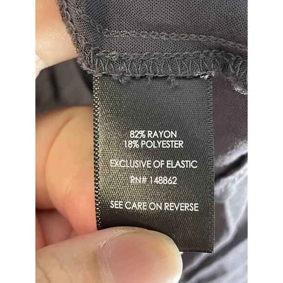 Torrid Shirt Womens 6X Gray Smocked Button Front Peasant Tunic 3/4 Sleeve Boho - Picture 8 of 11